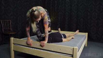 Camo Thigh BDSM Smothering